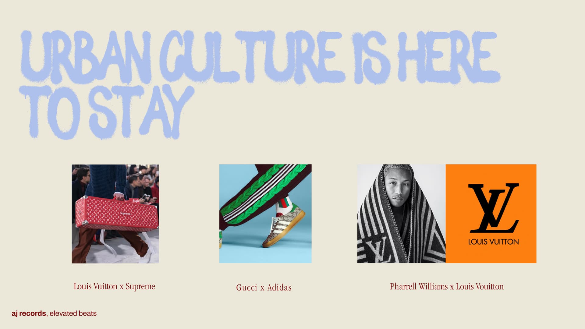 Urban culture is here to stay